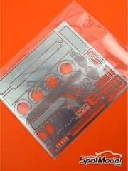 Belkits: Spare part 1/24 scale - Ford Fiesta RS WRC: Photoetched parts - photo-etched parts - for Belkits references BEL012, BEL-012, BEL013 and BEL-013