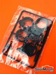 Belkits: Pieza de reemplazo escala 1/24 - Ford Fiesta RS WRC: Piezas R - piezas de goma - para las referencias de Belkits BEL012, BEL-012, BEL013 y BEL-013