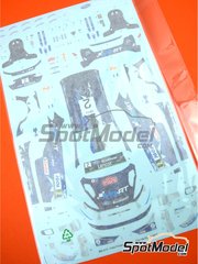 Belkits: Spare part 1/24 scale - Ford Fiesta RS WRC: Calcas - water slide decals - for Belkits references BEL013 and BEL-013