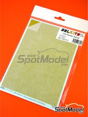 Belkits: Kevlar fiber decal 1/24 scale - Kevlar Yellow/Black Twill Weave - water slide decals