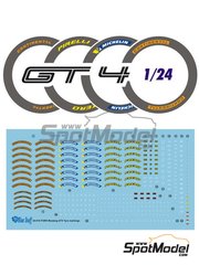 #11 NCNB Roush Mustang 1/24th 1/25th Scale Waterslide Decals 
