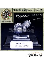 Brach Model: Engine 1/12 scale - Morbidelli 125cc 1976 - metal parts, resin parts and other materials