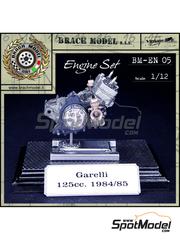 Brach Model: Engine 1/12 scale - Garelli 125cc 1984 and 1985 - metal parts, resin parts and other materials