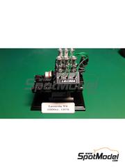 Brach Model: Engine 1/12 scale - Laverda V6 1000cc 1978 - photo-etched parts, resin parts, turned metal parts and other materials