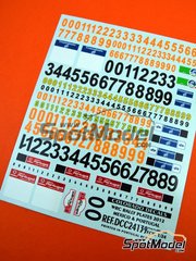 Colorado Decals: Logotypes 1/24 scale - WRC rally plates - Mexico Rally, Vodafone Portugal Rally  2012 - water slide decals