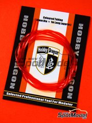 Crazy Modeler: Detail - Coloured orange tube 1mm diameter x 1 meter long