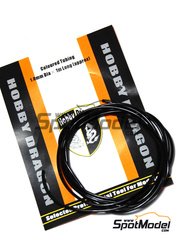 Crazy Modeler: Detail - Black tube 1mm diameter x 1 meter long