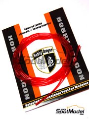 Crazy Modeler: Detail - Coloured red tube 1mm diameter x 1 meter long