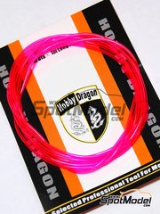 Crazy Modeler: Detail - Coloured fluorescent pink 1mm diameter x 1 meter long