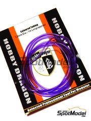 Crazy Modeler: Detail - Coloured purple tube 1mm diameter x 1 meter long