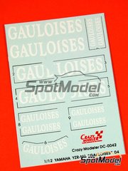 Crazy Modeler: Marking / livery 1/25 scale - Yamaha YZR M1