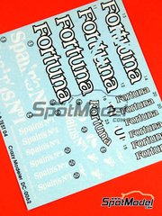 Crazy Modeler: Decals 1/12 scale - Yamaha YZR-M1 sponsored by Fortuna - Test version 2004