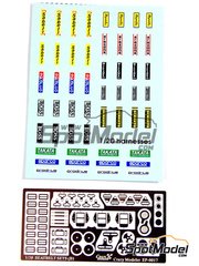 Crazy Modeler: Detail 1/20 scale - 6 point racing harnesses - Sabelt, Sparco, Boss, Takata, Prodrive, Willans and Arexons decals