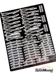 Crazy Modeler: Photo-etched parts 1/24 scale - Wiper blade - 30 units