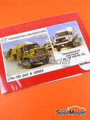 Czech Truck Model: Detail up set 1/24 scale - DAF N - photo-etched parts, plasticard - for Italeri kits image