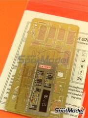 Czech Truck Model: Detail up set 1/24 scale - Scania 143M - full colour photo-etched parts, photo-etched parts and assembly instructions - for Italeri references 3812, 3838, 3910, 3944 and 3955 image