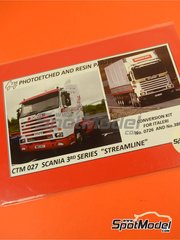 Czech Truck Model: Photo-etched parts 1/24 scale - Scania 143R Streamline - for Italeri references 3881, 3944, 3947, 3955 and 726 image