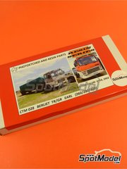 Czech Truck Model: Transkit 1/24 scale - Berliet TR/GR 260 / 280 /300 - full colour photo-etched parts, assembly instructions, photo-etched parts and resin parts - for Italeri reference 3902 image