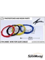 0.5mm Coloured Detail Wire Tuner Model Manufactory T2M White 
