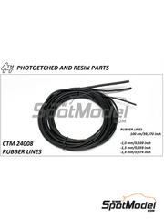 Czech Truck Model: Piping cord 1/24 scale - Rubber lines - other materials - 3 units