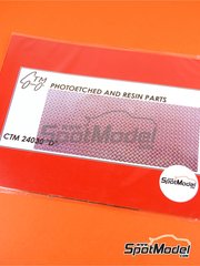 Czech Truck Model: Chapa texturizada escala 1/24 - Chapa anti deslizante - fotograbados