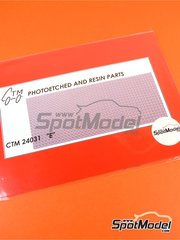 Czech Truck Model: Chapa texturizada escala 1/24 - Chapa anti deslizante - fotograbados