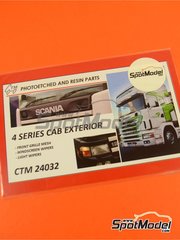 Czech Truck Model: Fotograbados escala 1/24 - Scania serie 4 - fotograbados - para la referencia de Italeri 3903