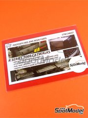 Czech Truck Model: Pasarelas escala 1/24 - Scania R series 2009 - fotograbados - para las referencias de Italeri 3850, 3897, 3903, 3906 y 3930