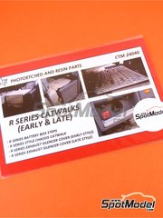 Czech Truck Model: Pasarelas escala 1/24 - Scania R series - fotograbados - para las referencias de Italeri 3879, 3897, 3903, 3906 y 3930