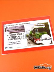 Czech Truck Model: Set de mejora y detallado escala 1/24 - Scania R series 2009 - fotograbados - para las referencias de Italeri 3850, 3897 y 3930