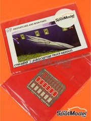 Czech Truck Model: Detalle escala 1/24 - Cierres para camiones europeos - fotograbados