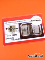 Czech Truck Model: Fotograbados escala 1/24 - Cierres - 10 + 10 unidades