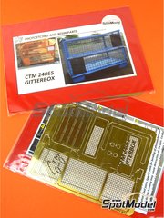 Czech Truck Model: Maqueta escala 1/24 - Contenedor Gitterbox - fotograbados y manual de instrucciones