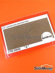 Czech Truck Model: Engraved plate 1/24 scale - Anti-slip plate - photo-etched parts