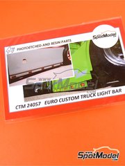 Czech Truck Model: Luces escala 1/24 - Barra de luces para camiones Europeos - fotograbados