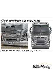 Czech Truck Model: Detail up set 1/24 scale - Volvo FH16 grille for Volvo FH4 - photo-etched parts - for Italeri reference 3942 image