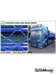 Czech Truck Model: Rejilla escala 1/24 - Trux Bullbar - fotograbados