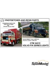 Czech Truck Model: Luces escala 1/25 - Volvo F88 F89 N88 - fotograbados
