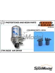 Czech Truck Model: Detail 1/24 scale - Air dryer - resin parts and water slide decals - 2 units image