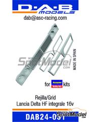 D.A.B. Models: Set de mejora y detallado escala 1/24 - Lancia Delta HF Integrale 16V - piezas impresas en 3D - para las referencias de Hasegawa 20289, 20710, 25208 y HACR08