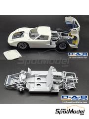 D.A.B. Models: Detail up set 1/24 scale - Ford GT40 Mk I 1968 and 1969 - 3D printed parts - for Fujimi references FJ12130, HR-12, FJ12131, FJ126050 and RS-97, or Revell reference REV07696 image