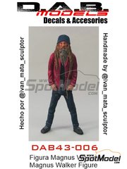 D.A.B. Models: Figure 1/43 scale - Magnus Walker - resin parts