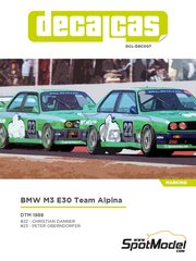 Decalcas DCL-DEC074: Marking / livery 1/24 scale - BMW M3