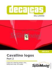 Interdecal INTMA01-18: Logotypes 1/18 scale - Ferrari (ref. INTMA1