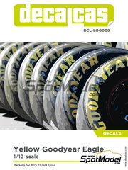 Reifen Beschriftung #4 Tires Labeling 18-19 Zoll Inch 1:10 Decal 