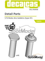 Top Studio TD23148: Detail up set 1/12 scale - Steering