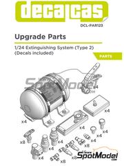 Nunu NE24037: Detail up set 1/24 scale - BMW 320si E90