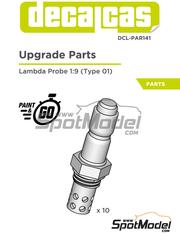 Decalcas: Detail 1/9 scale - Lambda probe - Type 1 - 3D printed parts - 10 units