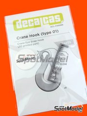 Decalcas: Detail - Crane Hook Type 01 - 3D printed parts - 6 units image