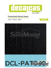 Decalcas: Decals 1/20 scale - Texturized pattern - type 1 - Medium - water slide decals